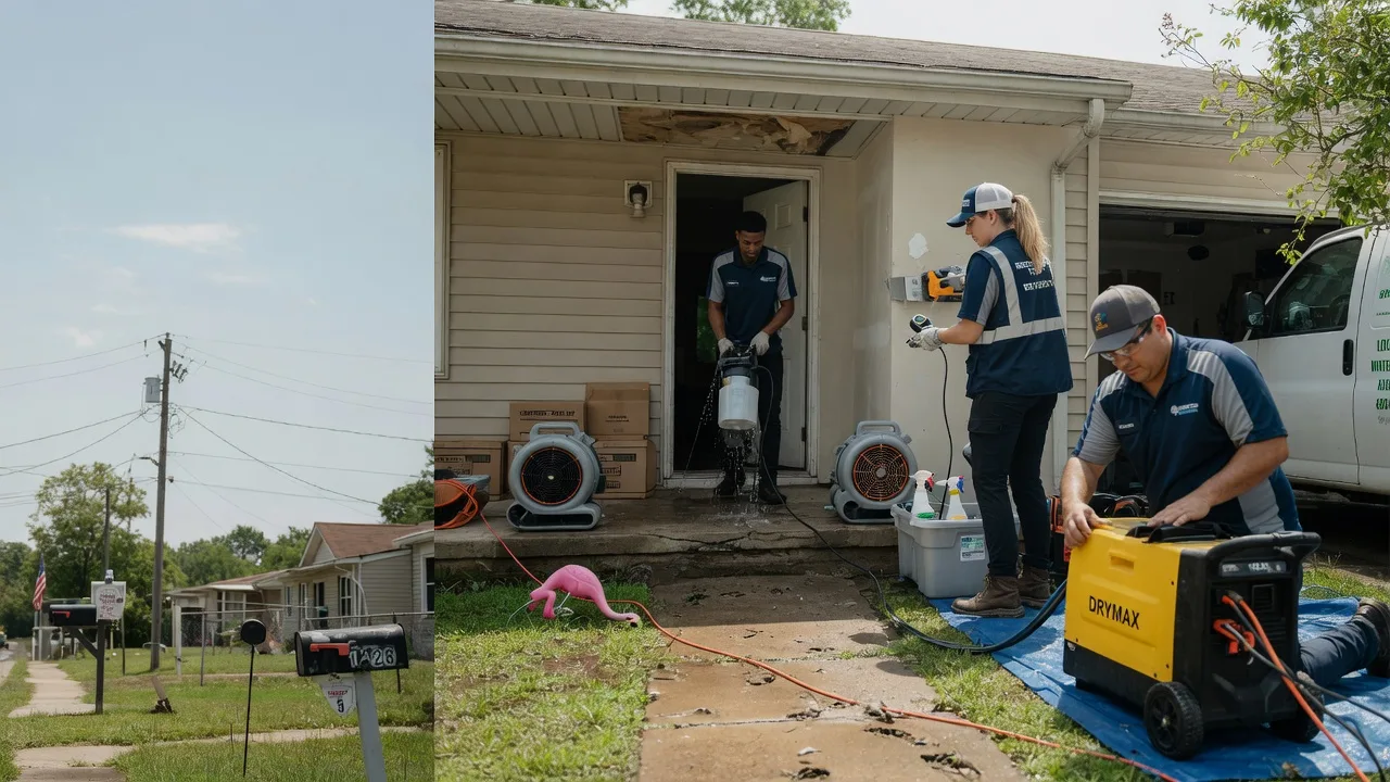 Storm Damage Water Removal in Lincoln, KS near me
